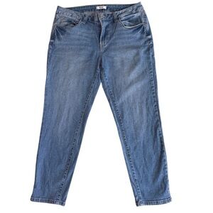 Kensie Women's Straight Leg Blue Jeans